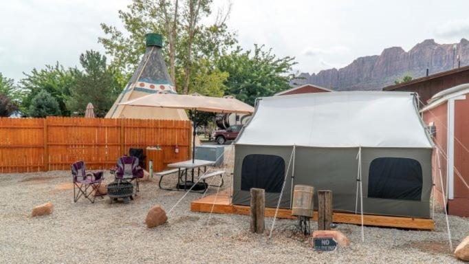 Funstays Glamping Setup Tent In Rv Park #4 Ok-T4 摩押 外观 照片